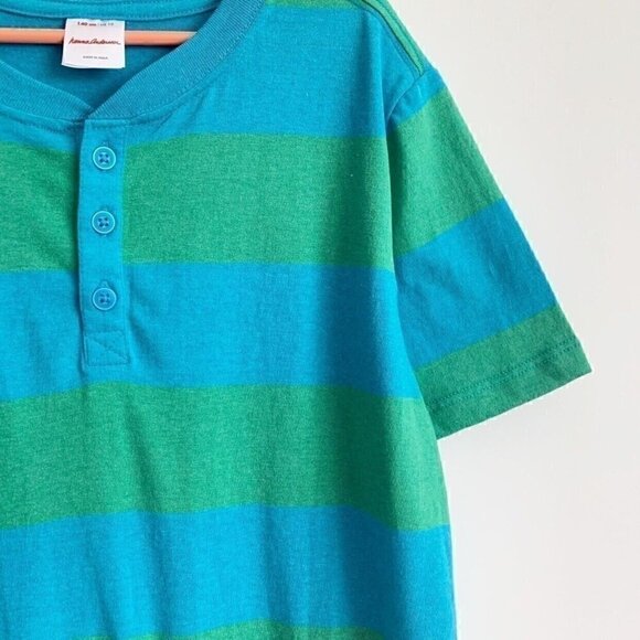 NEW Hanna Andersson Boy Henley Striped Tee 8 Years 10 Years 12 Years - Picture 5 of 8
